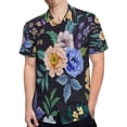 thumbnail image 4 of High Quality Hawaiian Shirts for Men Short Sleeve Aloha Beach Shirt Floral Summer Casual Button Down Shirts Blouses NZT4SP, 4 of 7