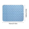 thumbnail image 4 of Cooling Mat for Dogs Cats Non Slip Bottom Portable Pet Cooling Pad Washable Large Puppy Ice Pad for Crate Sofa Floor Hot Weather Relief, 4 of 7