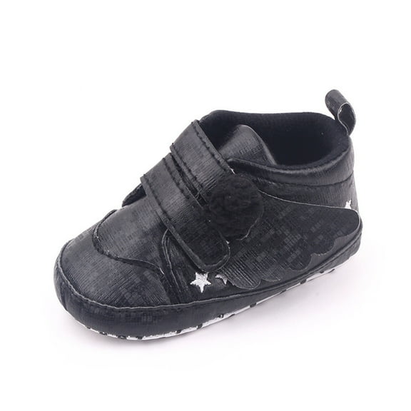 MHZLDYZ Baby Shoes 3-180 Months Infant Baby Girls Sneakers Spring And Autumn Angel Soft Soled Toddler Shoes Casual Flat Shoes Flat Baby Girl Shoes 12-18 Months Baby Girl Shoes 6-12 Months (Black,11)