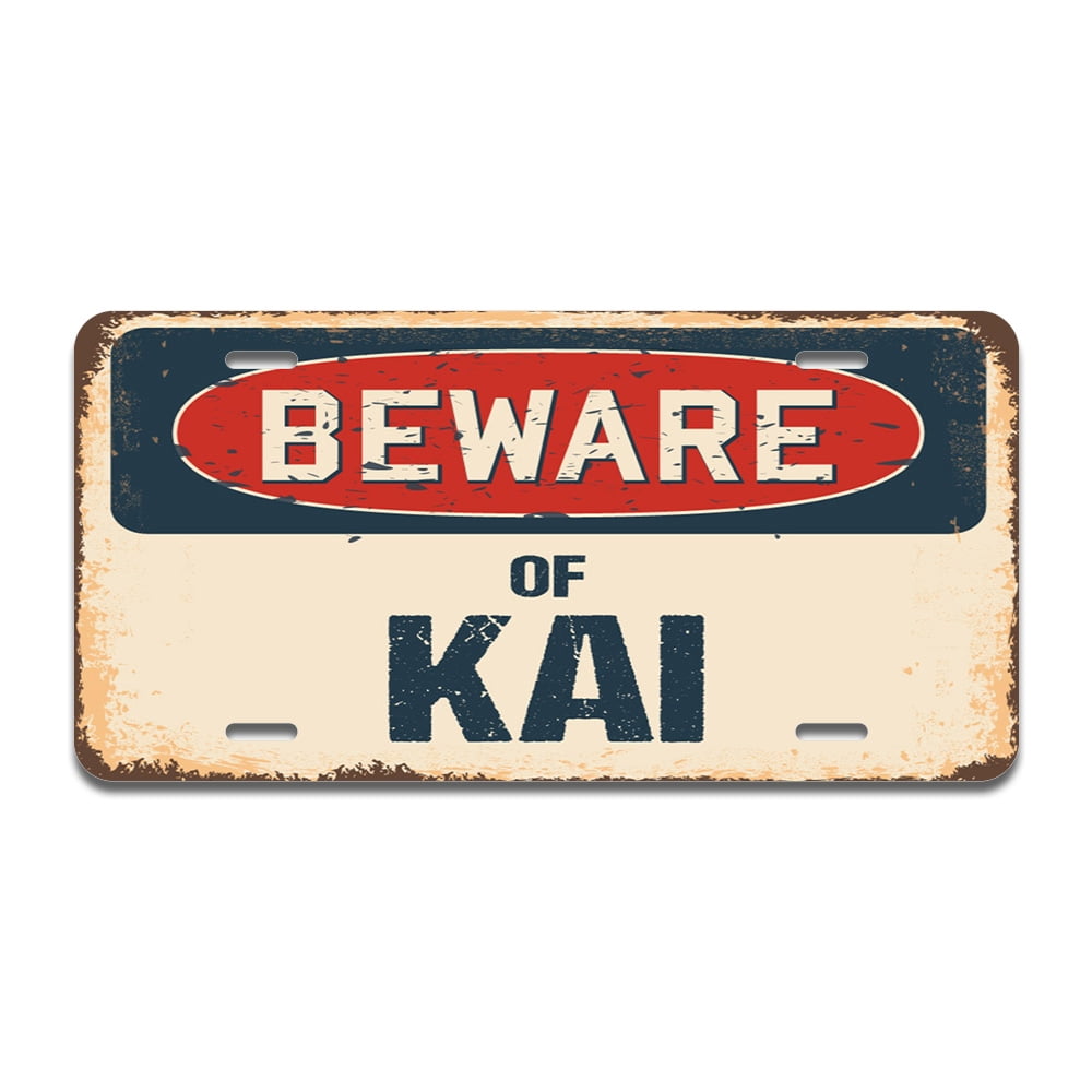 SignMission 'Beware Of Moose' Aluminum License Plate - 12x6 Inches, USA Made, For Car/Truck