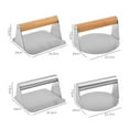 thumbnail image 3 of LCXmlly Bacon Presser Professional Handheld Meat Press Stainless Steel Burger Press, 3 of 6