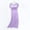 Purple, variant on ZKCCNUK Womens Nightgown Short-sleeved Thin Home Pajama Dress Thin Long Nightdress M-2XL