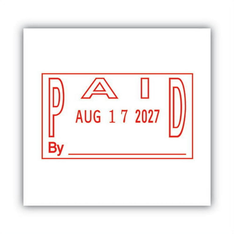 ES Dater, PAID + Date, 1 x 1.81, Red