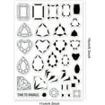 thumbnail image 6 of 1sheet Layering Gemstone Clear Stamps for DIY Scrapbooking Layered Gems Silicone Clear Stamp Seals, 6 of 8