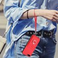 thumbnail image 4 of Wallet Case for iPhone 7 Plus/8 Plus, Stylish Ultra Slim PU Leather Card Slots Ring Stand Wrist Strap Shockproof Protective Thin Lightweight Back Case Cover for iPhone 7 Plus/8 Plus, Red, 4 of 7