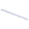 thumbnail image 4 of Wall Mounted Coat Rack, White Wear Resistant Wall Mounted Modern Coat Rack Space Aluminum Stylish  for Living Room, 4 of 7