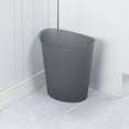 thumbnail image 5 of Sterilite 3 Gal. Oval Wastebasket Plastic, Gray Flannel Tint, Set of 6, 5 of 7