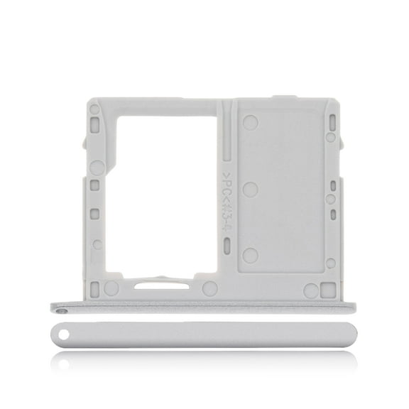 Replacement Single Sim Card Tray Compatible For Samsung Galaxy Tab A 10.1" (T510 / T515 / T517) (Silver)