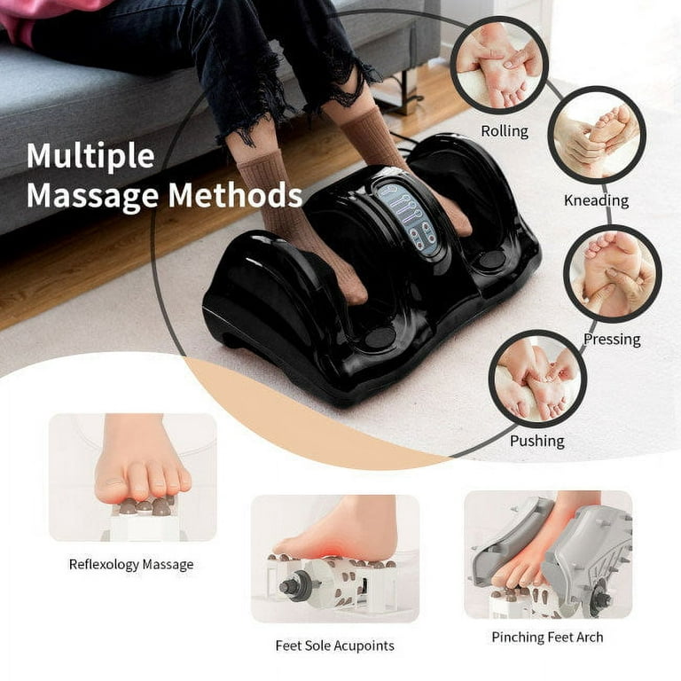 Reflexology Shiatsu Foot Massager w/ High-Intensity Rollers, Remote Co –  Best Choice Products