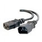 C2G Computer Power Cord Extension - power extension cable - 2 ft