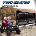 thumbnail image 4 of Qaba 24V 2 Seater Electric Car for Kids w/ Remote Control, Black, 4 of 10