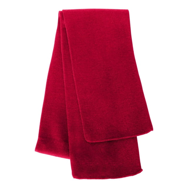 Sportsman Knit Scarf, One Size, Red