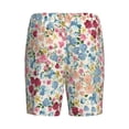 thumbnail image 4 of Rocae Trendy Floral Design for Men's Soft Sleep Pajama Shorts, Waistband and Pockets, 4 of 9