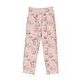 thumbnail image 4 of Xecao Easter Rabbit Men's Straight Lounge Pajama Pants: The Ultimate in Comfortable Sleepwear, 4 of 9