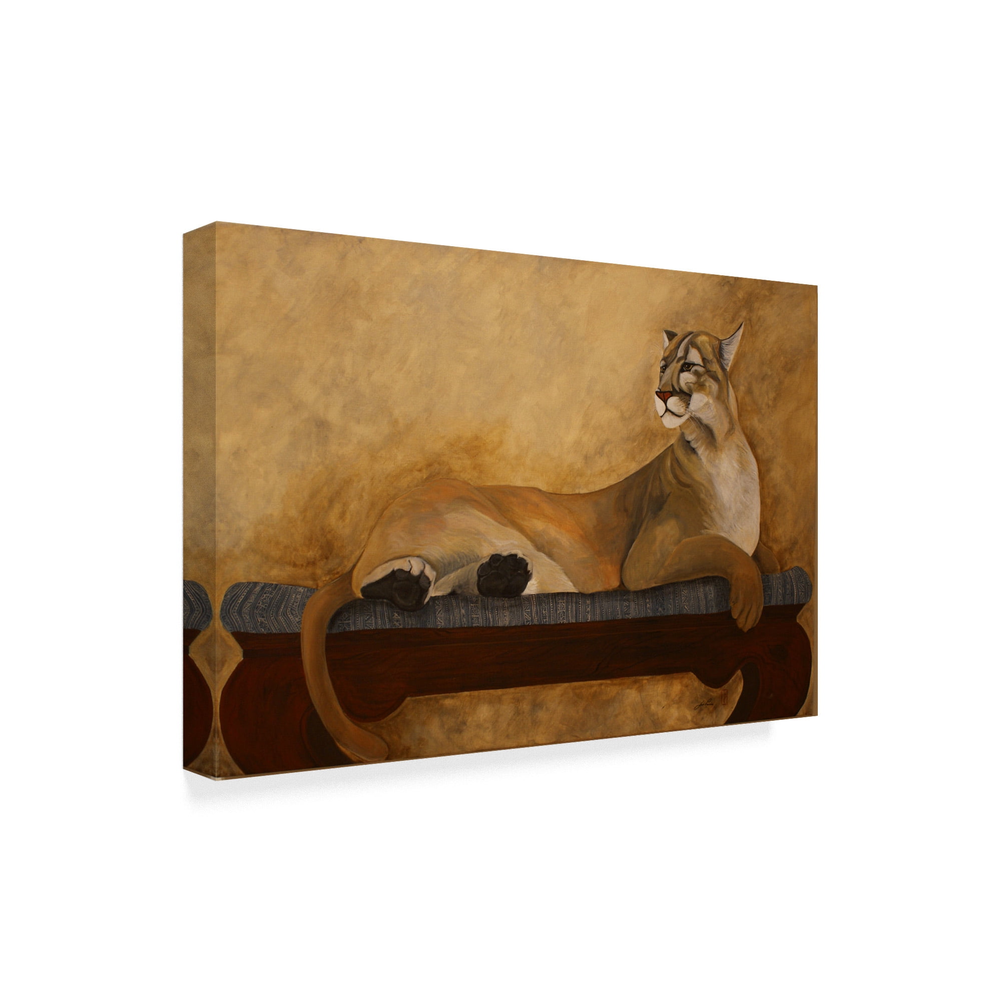 Trademark Fine Art 'Shes A Cougar' Canvas Art by Jan Panico