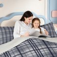 thumbnail image 4 of Erosebridal Minimalist Stripe Full Size Comforter Sets,Modern Lines Bedding Comforter Set,Light Gray Reversible,3pcs,1 Comforter and 2 Pillowcases, 4 of 7