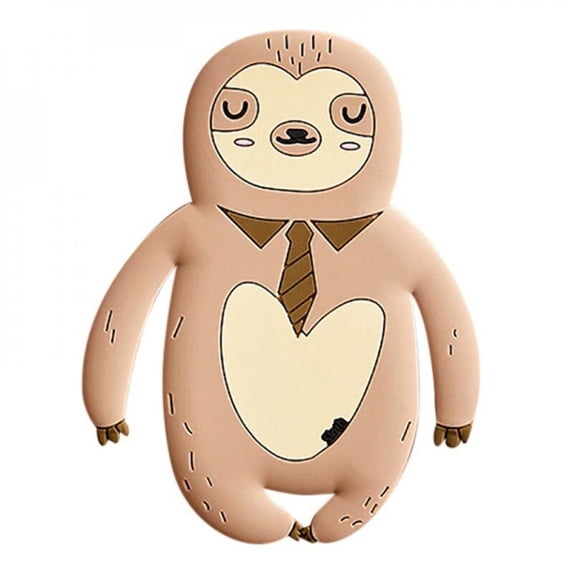 MEROTABLE Cartoon Animal Hanger Nail-free Bending Glue Hanger PVC Door Hanger Plug Home Wall Decoration Key Hanger Hooks
