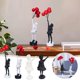 thumbnail image 1 of Precios Inmejorables, Linda chica con figura de resina escultura estatua para decoración del hogar Estatua de Banksy Chica con corazón Figura escultura estantería decoración Akmoler, 1 of 8