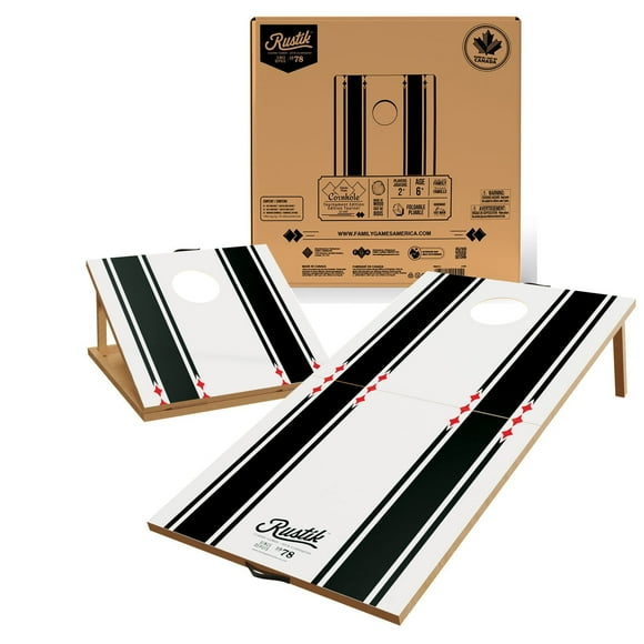 Rustik Jeu de Poche Cornhole Pliable - édition tournoi