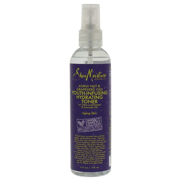 Virador Shea Moisture Shea Moisture Kukui Nut & Grapeseed Oils Youth-Infusing Hydrating Toner Virador Unisex 4oz
