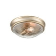 thumbnail image 3 of Millennium Lighting 10" 1 Light Metal Flushmount Light in Clear/Heirloom Bronze, 3 of 6