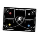 thumbnail image 1 of Estera de juego de pies de baloncesto Zulema para niños y adultos portátil ayuda para entrenamiento 120 x 86 cm, 1 of 8