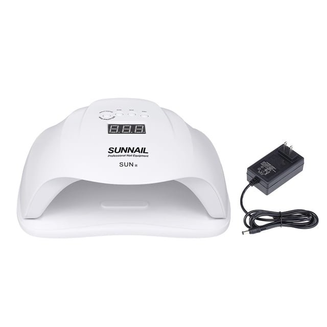 Lámpara de uñas LED UV de 54W, máquina secadora profesional de uñas con luz solar, equipo de curado de uñas de los pies