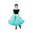 thumbnail image 1 of Melonie Tea Length Net Crinoline - para soporte rígido estructurado debajo de ropa vintage Rockabilly o vestido de boda / formal Malco Modes 591-TU-PET, 1 of 1