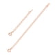thumbnail image 1 of PROSTEEL Extensor de plata esterlina 925 para collares 2 piezas Cadena de extensión chapada en oro rosa para collar Pulsera Tobillera con Cierre de anillo de resorte (2 / 4 pulgadas), 1 of 6