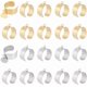 thumbnail image 1 of 20 piezas de 2 colores 304 anillos de acero inoxidable ajustables abiertos anillos de puño componentes de anillo de encanto base de anillo de metal con anillos de dedo de bucle, 1 of 5