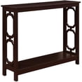 thumbnail image 2 of Pemberly Row Contemporary Console Table in Espresso Wood Finish, 2 of 7