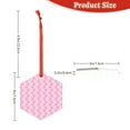 thumbnail image 3 of Zufioo Breast Cancer Awareness5 Print Large Acrylic Christmas Ornaments, Suitable for Christmas Tree Christmas Holiday Party Pendant Decorations-Hexagon, 3 of 7