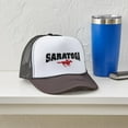 thumbnail image 3 of CafePress - Saratoga Springs NY - Trucker Hat - Polyester Foam Front and Nylon Mesh Weave Back, 3 of 8