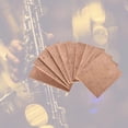 thumbnail image 3 of 10 piezas Universal saxofón cuello instrumento de corcho accesorio tiras de repuesto hojas cuello junta corchos para Alto/Soprano/Tenor 2mm de espesor 61x41mm Gloria Corcho de cuello de saxofón, 3 of 9