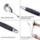 thumbnail image 3 of Juego de utensilios de cocina de acero inoxidable 304, herramientas de cocina premium pulidas espejo Standcn 2 PCS, 3 of 5