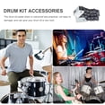 thumbnail image 2 of 1Pcs Silver Iron Steel Professional Drum Kit Pedal Chain for Durability and Rust Proof, 2 of 9