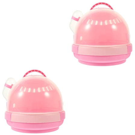 Pack of 2 Small Dog Carriers for Pets, Animal Cages for Hamsters, , and Small Animals