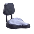 thumbnail image 1 of Asiento de sillín de bicicleta Sharpla Negro Cómodo Respaldo, 1 of 5