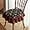 crushed flower, variant on XUELC Vintage Printed Ruffled Chair Cushion with Ties Comfortable Kitchen Dining Chair Pad Seat Cushion with Removable Cover