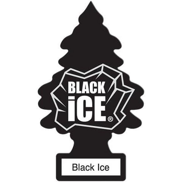 Ambientador Para Coche Littie Trees Con Aroma A Hielo Negro, Paquete De 10
