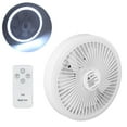 thumbnail image 1 of Ventilateur Rechargeable, Ventilateur Mural pour Tente Extérieure pour Randonnée pour Voyage Blanc, 1 of 7