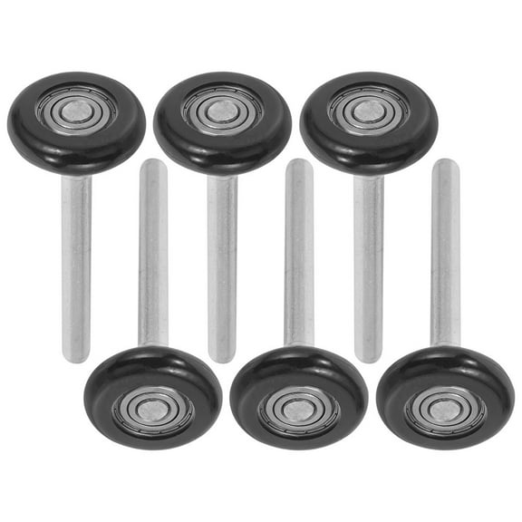 FOMIYES 6Pcs Garage Door Rollers Nylon Steel for Garage and Sliding Doors Noise Reduction and Easy Installation