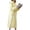Yellow, variant on Women's Fleece Fuzzy Robe Thick Winter Warm Bathrobe Long Sleeve Button Down Sherpa Mid-length