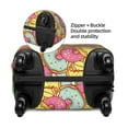 thumbnail image 3 of Goofa Pink Donut and Blue Pattern Luggage Covers For Suitcase,Suitcase Cover Protector Fit 18-32 Inch Luggage-X-Large, 3 of 9