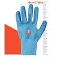 thumbnail image 3 of HLONK Gants de Jardinage pour Enfants pour Petit Enfant 3-5 Ans Enfants Tout-Petits Garçons Gants de Travail Antidérapants Enduits de Caoutchouc Rouges & Verts & Bleus, 3 of 5