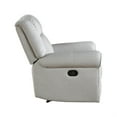 thumbnail image 2 of Ben Manual Reclining Chair- 41 Inch- Gray Microfiber- Nailhead Trims, 2 of 6