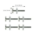 thumbnail image 2 of 5pcs Baby Gate Pressure Mount Screw Bolts Wall Protector Dog Gate Screws, 2 of 4
