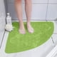 thumbnail image 1 of Alfombras de baño, alfombras para sala de estar, alfombra de baño en forma de abanico, almohadilla antideslizante para el suelo de la ducha con textura de masaje, resistente al agua y al secado rápido, 1 of 6