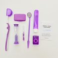 thumbnail image 1 of Traje de ortodoncia para el cuidado bucal, juego de ocho piezas de cinco colores, cepillo de dientes de cerdas suaves, cepillo interdental, hilo dental, tractor de ortodoncia, 1 of 6