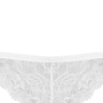 thumbnail image 2 of Tanga Simply Basic Talla G de Encaje Blanco para Mujer, 2 of 3
